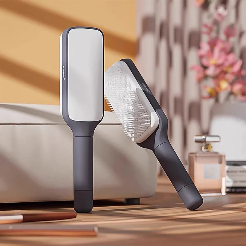 4-in-1 Self-Cleaning Hair Brush