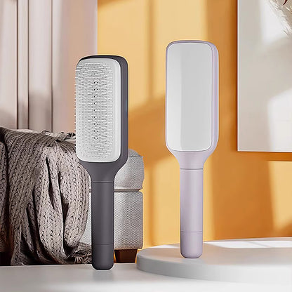4-in-1 Self-Cleaning Hair Brush