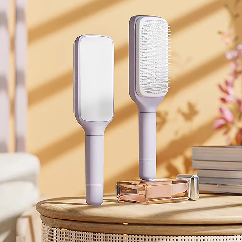 4-in-1 Self-Cleaning Hair Brush