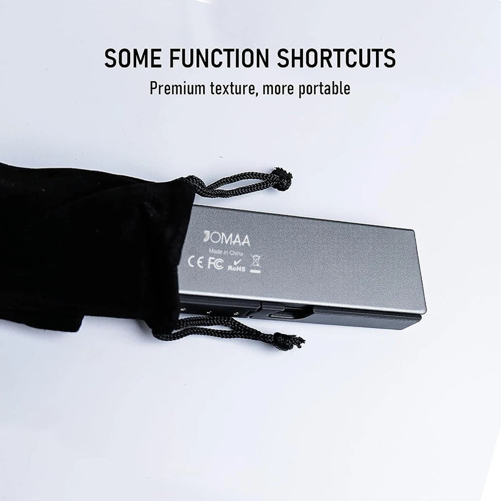 Foldable Bluetooth Keyboard Mini Aluminum Rechargeable Folding Wireless Keypad With Stand For Phone