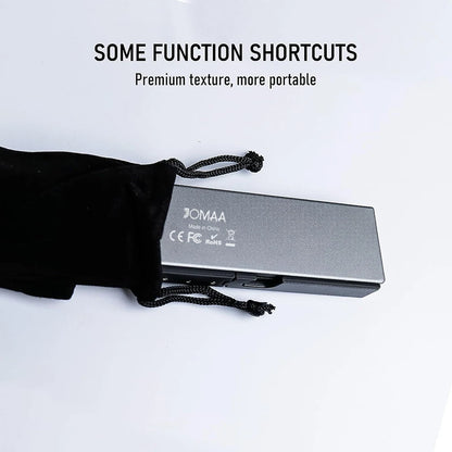 Foldable Bluetooth Keyboard Mini Aluminum Rechargeable Folding Wireless Keypad With Stand For Phone