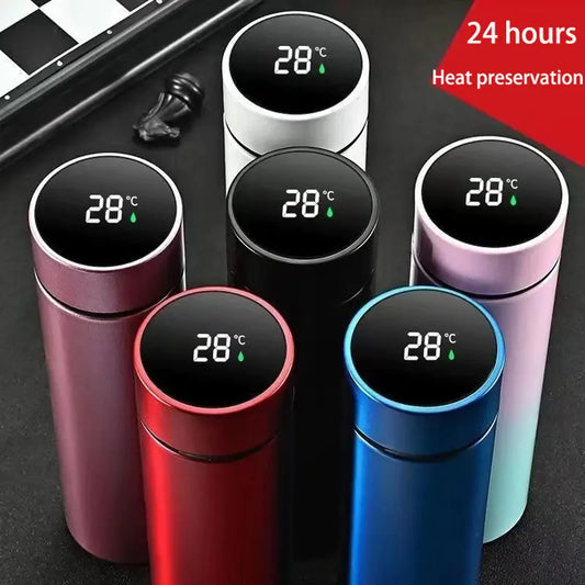 500ML-Stainless Steel Thermos Bottle with LED